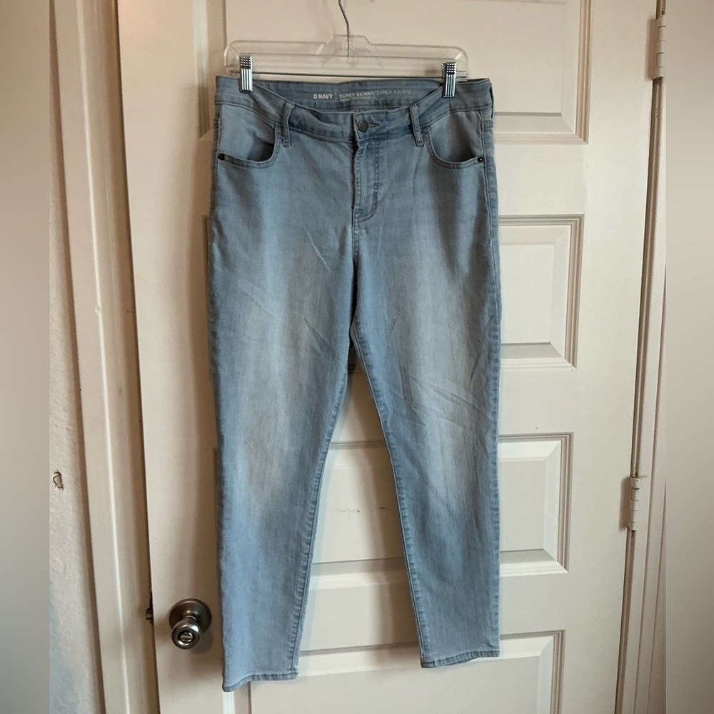Women's Light Blue Jeans old navy size 12